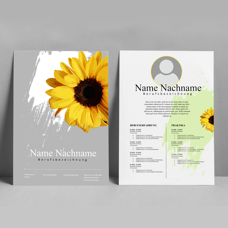 Lebenslauf Berufsspezifisch Florist/in