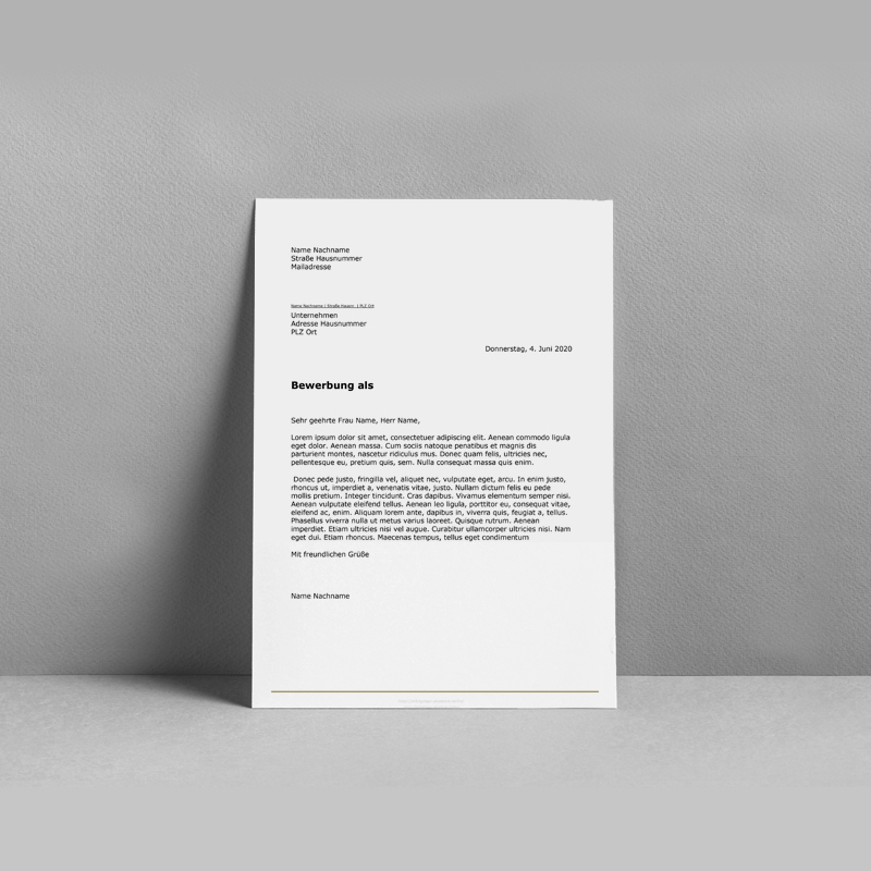 Lebensläufe einfach green-line