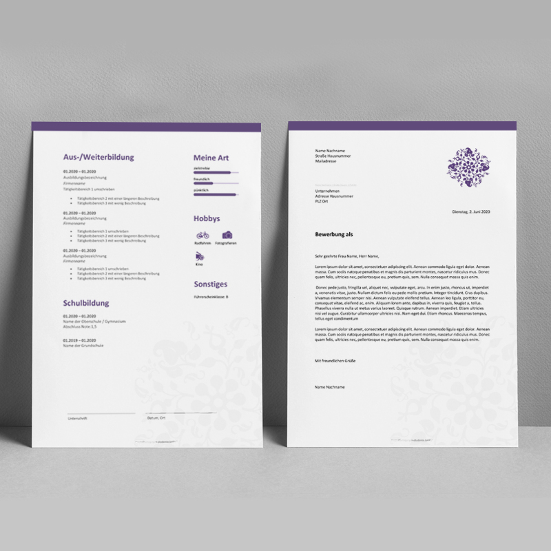 Lebenslauf orientalisch